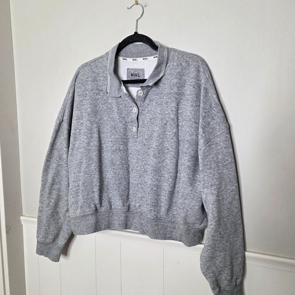 MADEWELL MWL Betterterry Cropped Polo Shirt